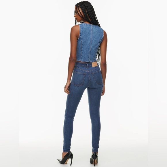 Denim Forum Lola High Rise Skinny Jeans - Picture 4 of 8